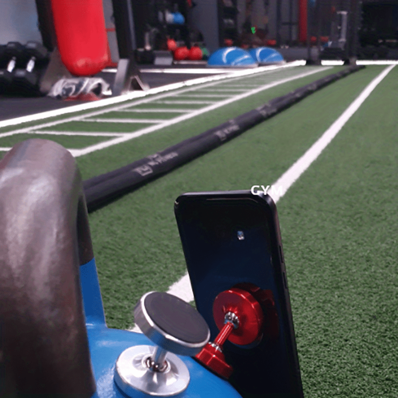 Support magnétique universel pour téléphone - Connexion facile et maintien sûr pour la salle de sport et la voiture - Robuste, résistant aux chocs et pratique pour une utilisation mains libres