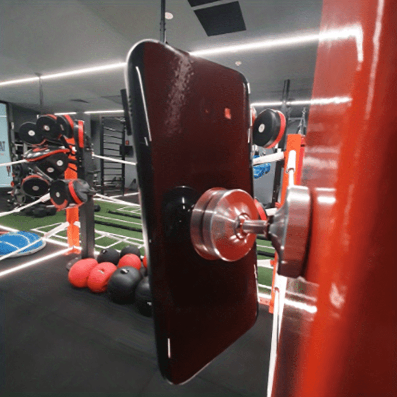 Support magnétique universel pour téléphone - Connexion facile et maintien sûr pour la salle de sport et la voiture - Robuste, résistant aux chocs et pratique pour une utilisation mains libres