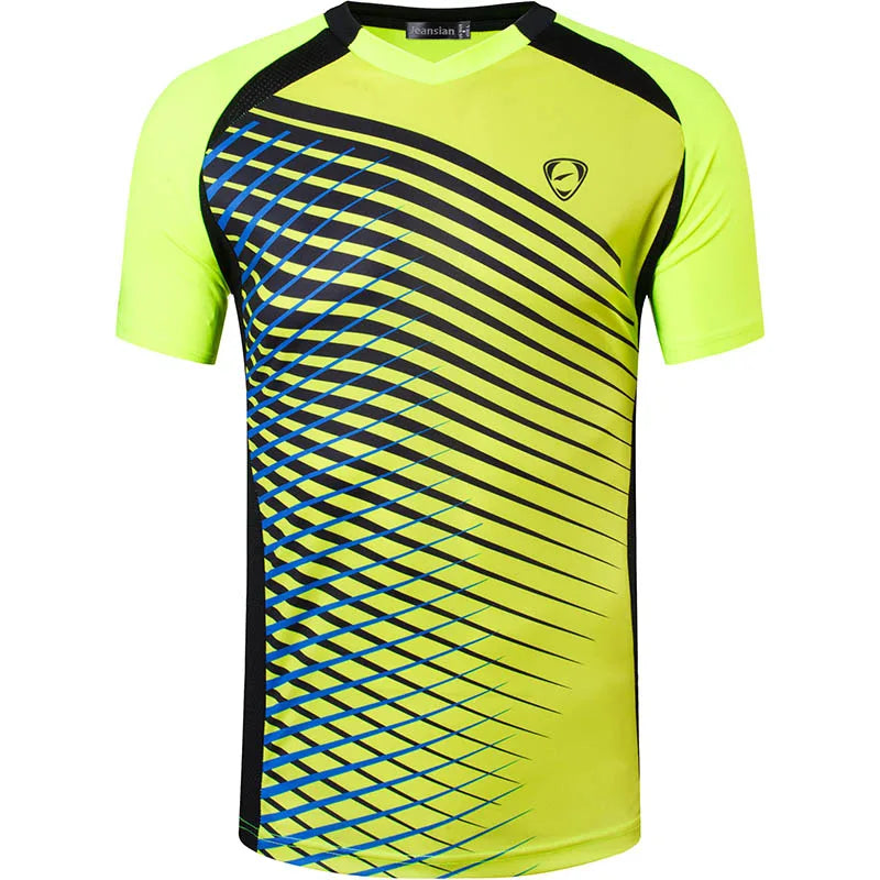 Rec sian-T-shirt de sport à manches courtes pour homme, t-shirt sec, course à pied, fitness, entraînement, golf, tennis, bowling LSL299