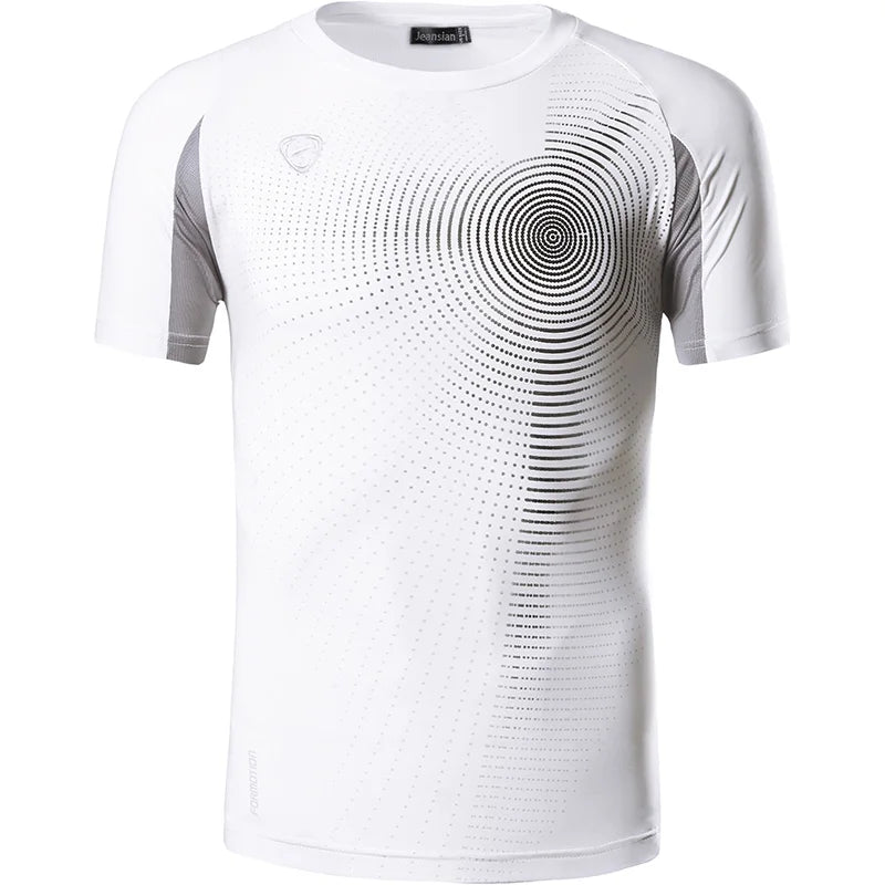 Rec sian-T-shirt de sport à manches courtes pour homme, t-shirt sec, course à pied, fitness, entraînement, golf, tennis, bowling LSL299