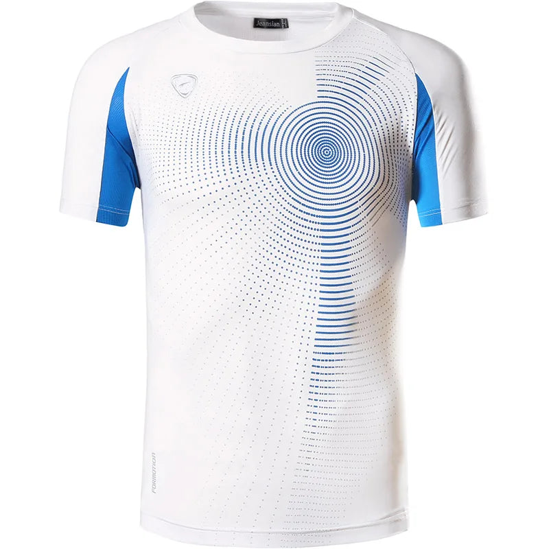 Rec sian-T-shirt de sport à manches courtes pour homme, t-shirt sec, course à pied, fitness, entraînement, golf, tennis, bowling LSL299