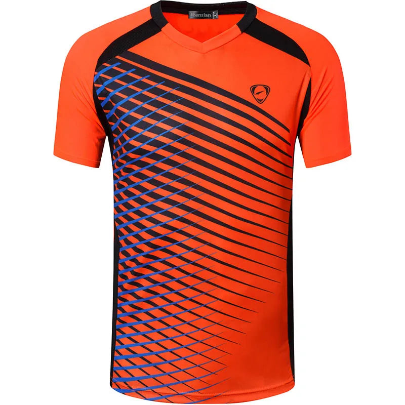 Rec sian-T-shirt de sport à manches courtes pour homme, t-shirt sec, course à pied, fitness, entraînement, golf, tennis, bowling LSL299