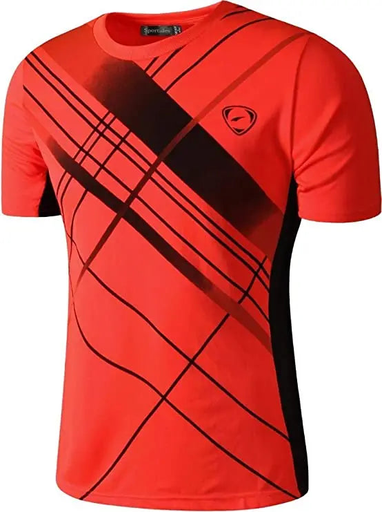 Rec sian-T-shirt de sport à manches courtes pour homme, t-shirt sec, course à pied, fitness, entraînement, golf, tennis, bowling LSL299