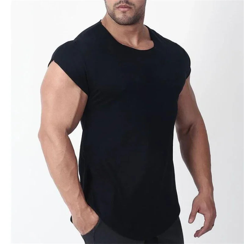 Silod-Débardeur moulant pour homme, nouvelle marque de vêtements de fitness, chemise de gymnastique, médicaments d'été