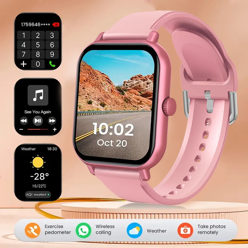 G.L Wear 2025 nouvelle montre intelligente 1.83 "écran HD plusieurs Modes de sport Bluetooth appel sport santé Smartwatch hommes femmes