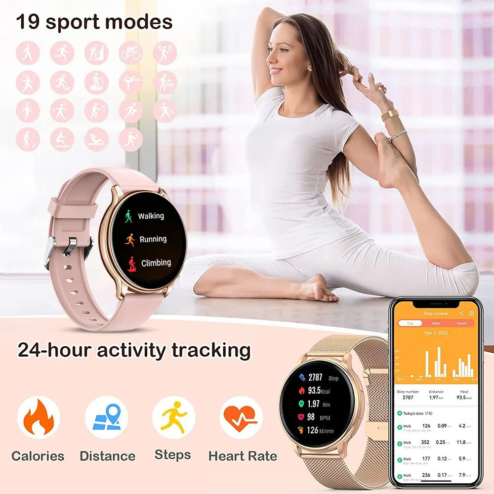 MEVADEN Y22 Smartwatch | Bluetooth Call, Fitness & Heart Tracker