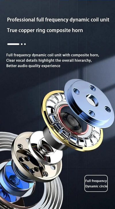 Original TWS Wireless Earphones, Ear Hook, Waterproof, Stereo, With Mic