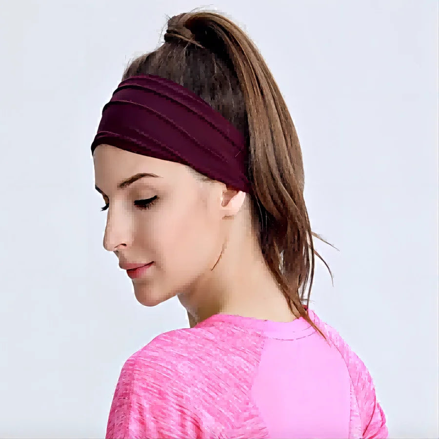 Bandeau élastique de sport pour hommes et femmes, course à pied, cyclisme, basket-ball, yoga, fitness, entraînement, sauna, 1 pièce