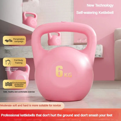 Water-Filled Kettlebell – Adjustable Weight for Home, Gym, Yoga & Booty Workouts