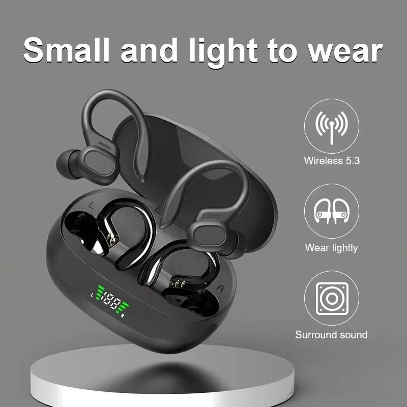 Original TWS Wireless Earphones, Ear Hook, Waterproof, Stereo, With Mic