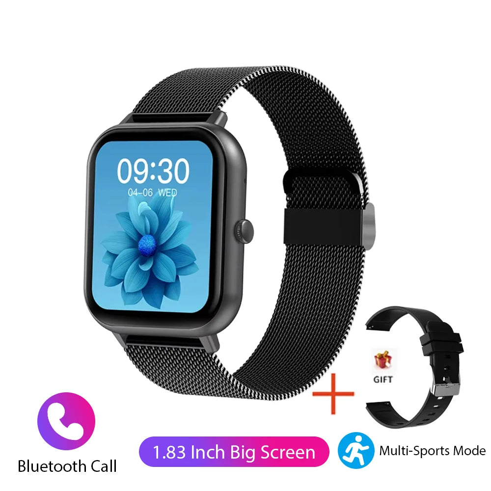 G.L Wear 2025 nouvelle montre intelligente 1.83 "écran HD plusieurs Modes de sport Bluetooth appel sport santé Smartwatch hommes femmes