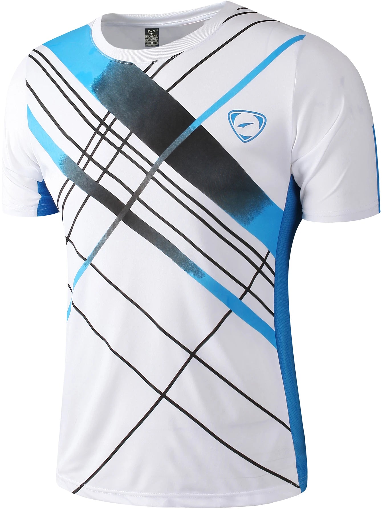 Rec sian-T-shirt de sport à manches courtes pour homme, t-shirt sec, course à pied, fitness, entraînement, golf, tennis, bowling LSL299