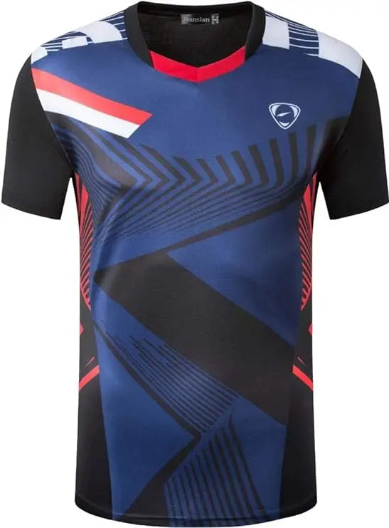 Rec sian-T-shirt de sport à manches courtes pour homme, t-shirt sec, course à pied, fitness, entraînement, golf, tennis, bowling LSL299