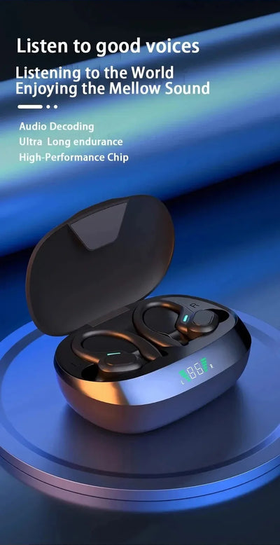 Original TWS Wireless Earphones, Ear Hook, Waterproof, Stereo, With Mic