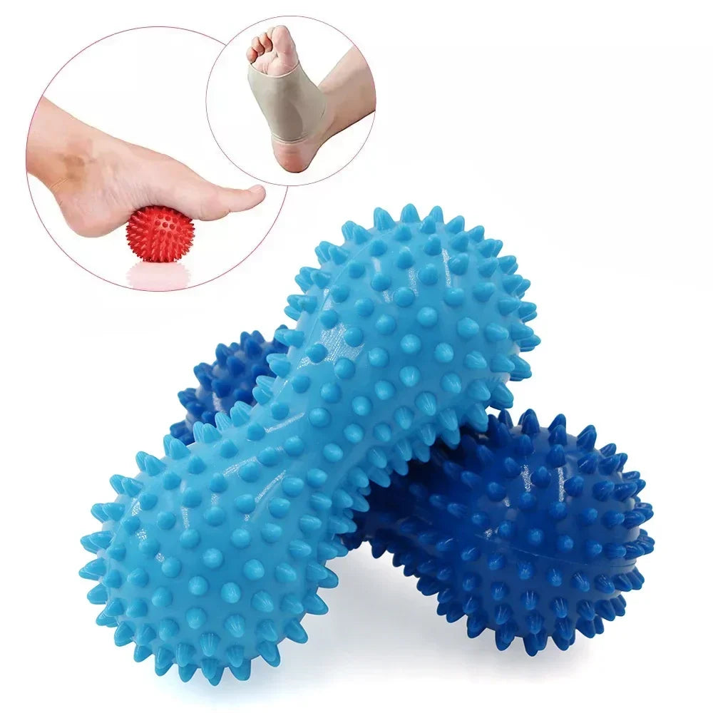 Balle de Yoga et de Fitness, 1 pièce, pour massage du fascia, du dos et des pieds, soulagement profond des tissus myofasciaux, anti-souligné, Ikgehog