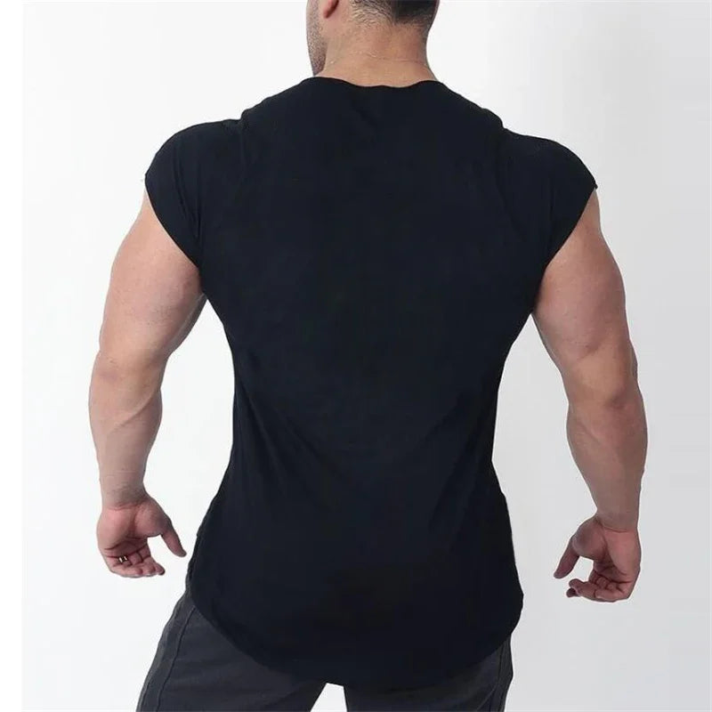 Silod-Débardeur moulant pour homme, nouvelle marque de vêtements de fitness, chemise de gymnastique, médicaments d'été
