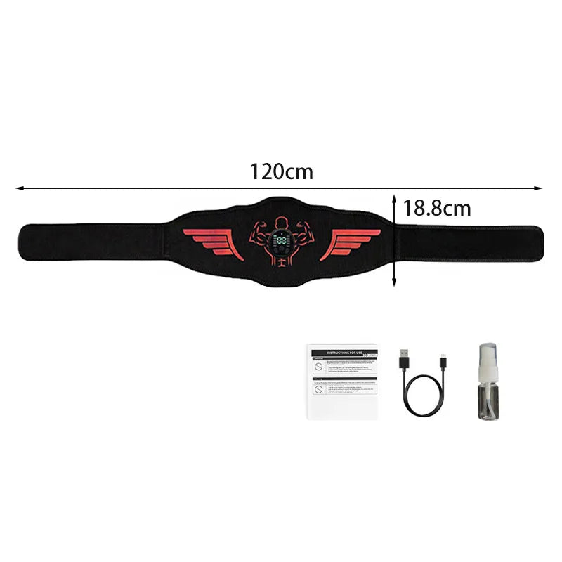 Toner musculaire intelligent EMS, stimulateur musculaire, ceinture de tonification abdominale, Recharge USB, masseur corporel, équipement de perte de poids, livraison directe