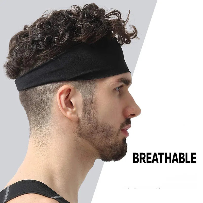 Bandeau élastique de sport pour hommes et femmes, course à pied, cyclisme, basket-ball, yoga, fitness, entraînement, sauna, 1 pièce