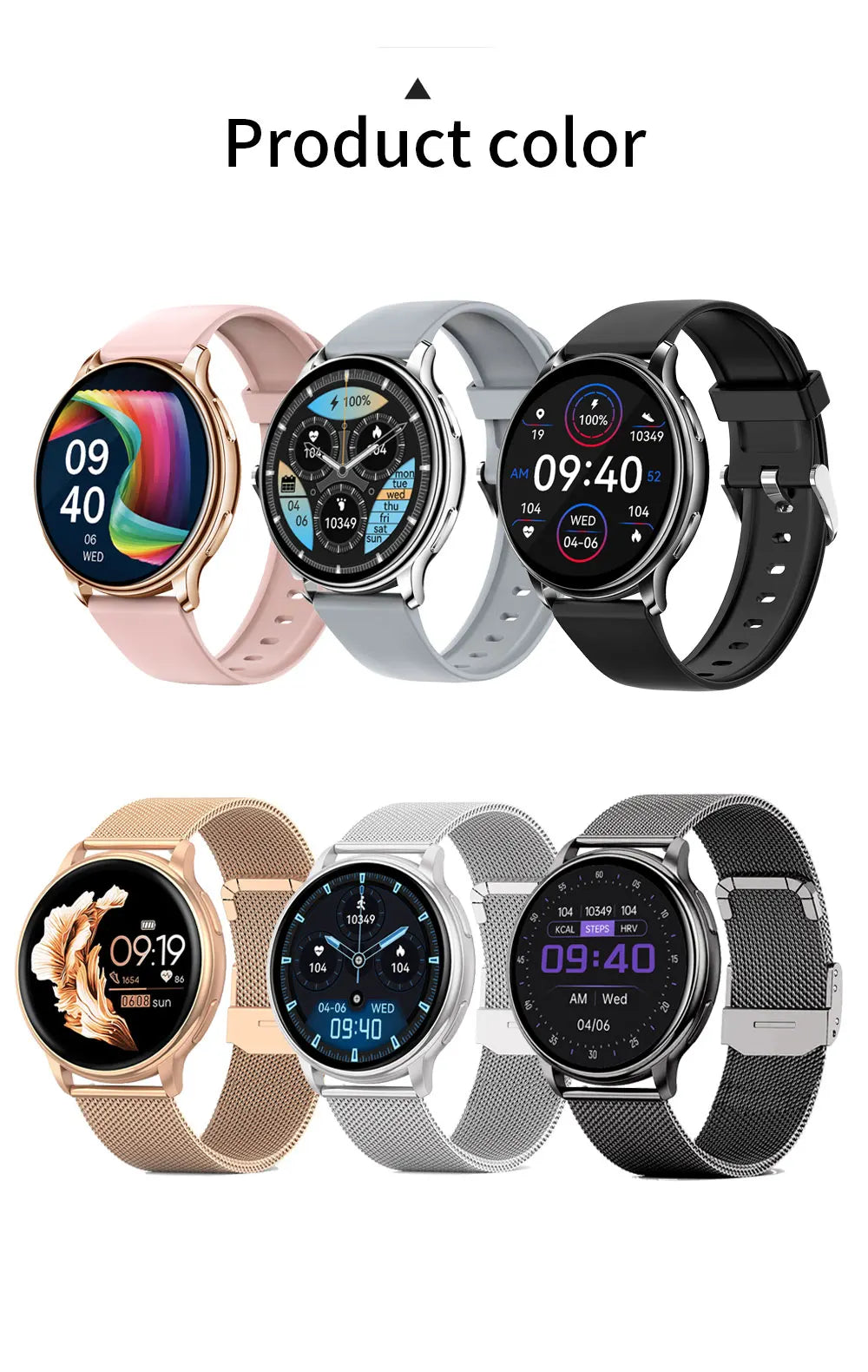 MEVADEN Y22 Smartwatch | Bluetooth Call, Fitness & Heart Tracker