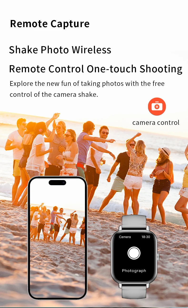 G.L Wear 2025 nouvelle montre intelligente 1.83 "écran HD plusieurs Modes de sport Bluetooth appel sport santé Smartwatch hommes femmes