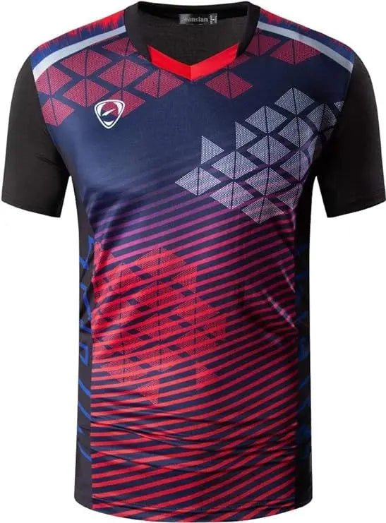 Rec sian-T-shirt de sport à manches courtes pour homme, t-shirt sec, course à pied, fitness, entraînement, golf, tennis, bowling LSL299