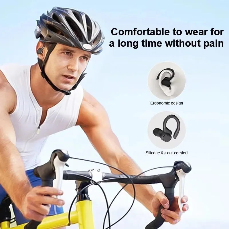 Original TWS Wireless Earphones, Ear Hook, Waterproof, Stereo, With Mic