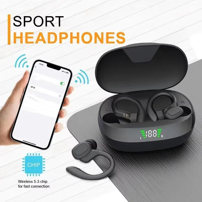 Original TWS Wireless Earphones, Ear Hook, Waterproof, Stereo, With Mic