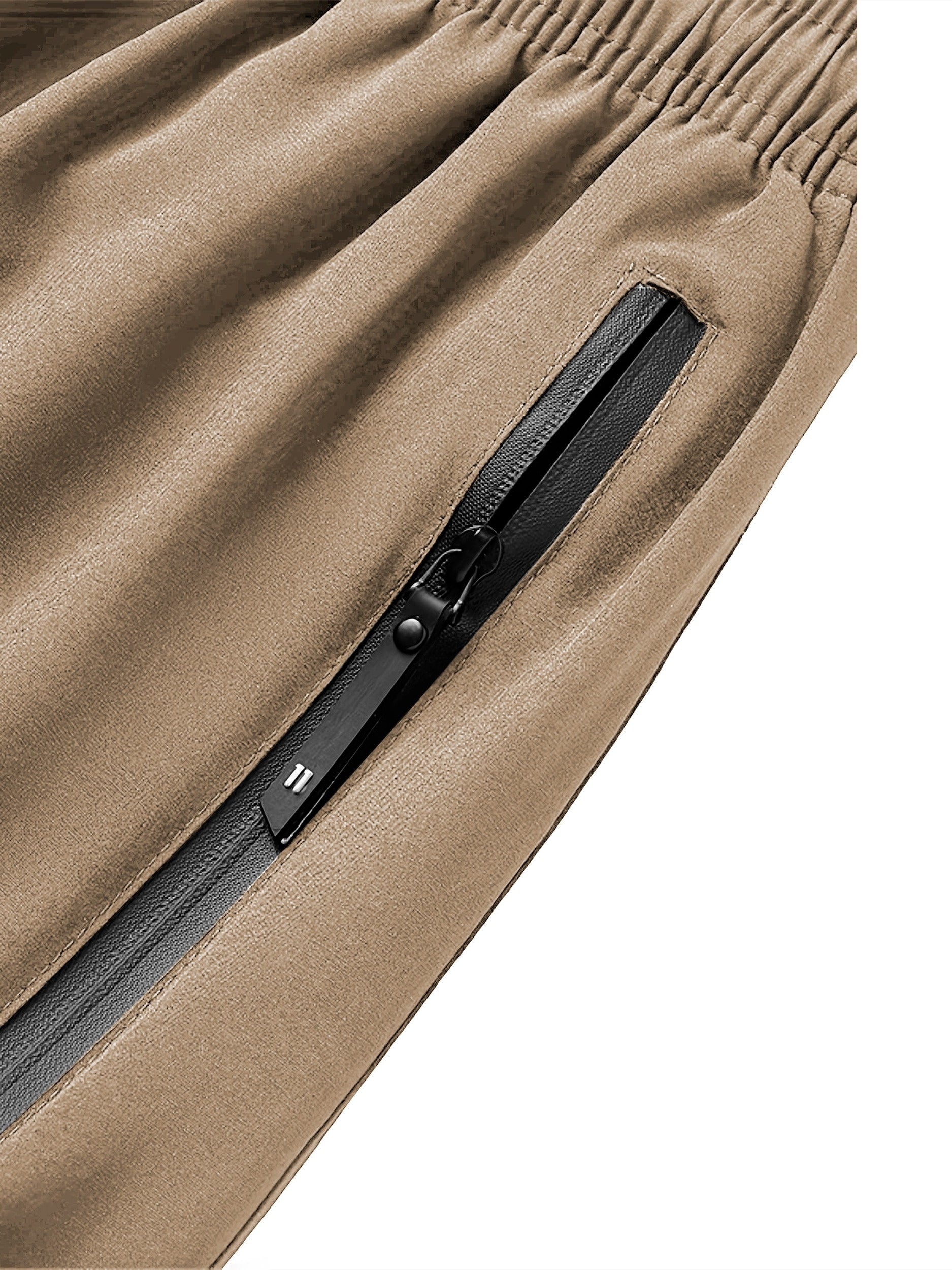 Men'S Camo Pattern Quick-Dry Athletic Shorts - Breathable, Elastic Waistband with Drawstring, Zippered Pockets for Running, Gym, Cycling & Hiking, Hiking Apparel | Camouflage Shorts | Zippered Pockets